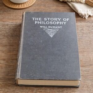 The Story of Philosophy Will Durant Vintage Hardcover Book